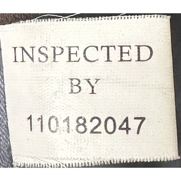 Danier Womens Wool Italian Leather Coat Ribbed Asymmetrical Button Up Lined S - Picture 15 of 16